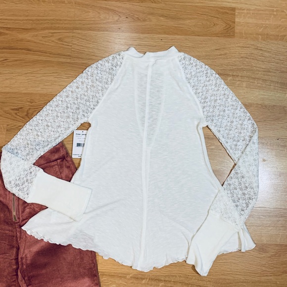 FREE PEOPLE | Lace Snow Long Sleeve - Picture 7 of 7